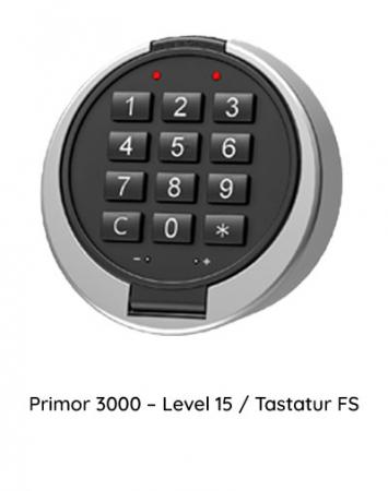 Elektronikschloss Primor 3000, Level 15, 49 mm vorstehend