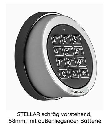 Stelar Basic - Elektronisches Zahlenschloss - WOSTA® Tresore