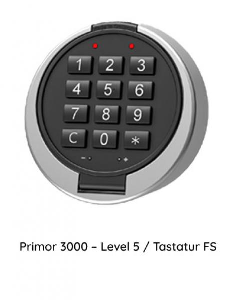 Elektronikschloss Primor 3000, Level 5, 49 mm vorstehend