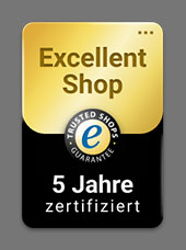 Trusted Shop 5 Jahre zertifiziert